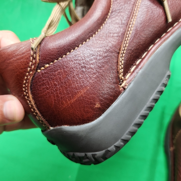 Geox Mens Size 43 US 10 Brown Lace Up Everyday Casual Stylish Comfort Shoes - Picture 13 of 14